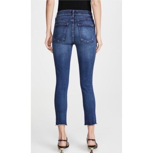 AGOLDE Sophie Crop Jeans Size 30 Claremont Blue Stretch Denim - Picture 6 of 15